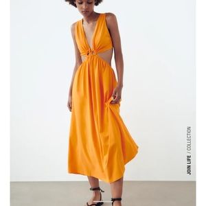 Zara Dress with Cut Outs